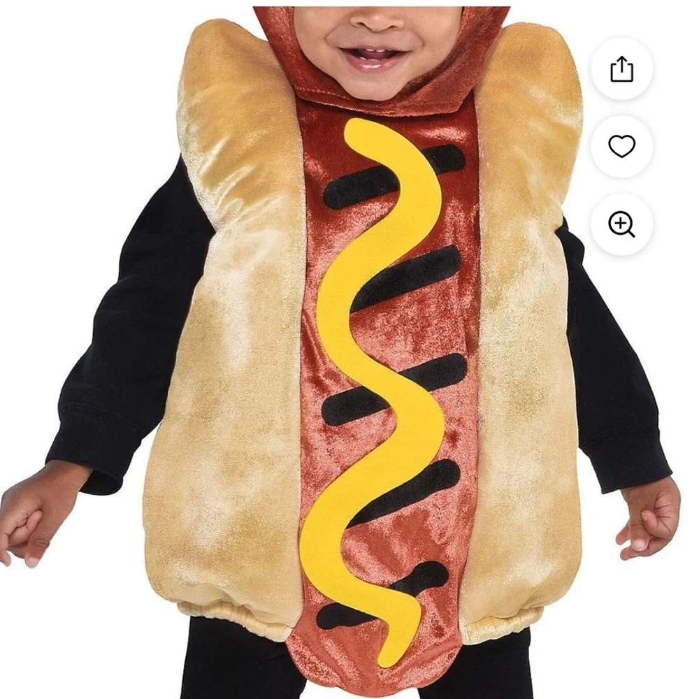 Hot Dog costume NEW infant 6-12 months Halloween
